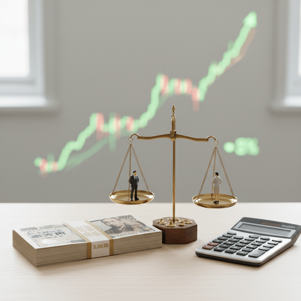 【2025年最新】会社の利益3,000万円の役員報酬の決め方とシミュレーション（夫婦配分の最適解）